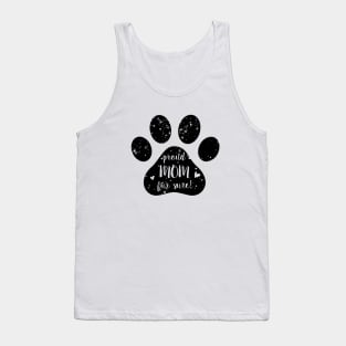 Proud Mom Fur Sure - Black Tank Top